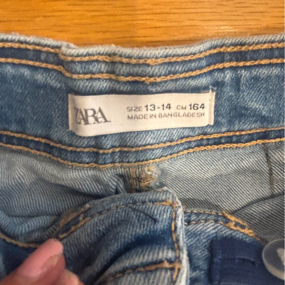 Zara Girls Jeans Size 13-14 - Picture 2 of 2